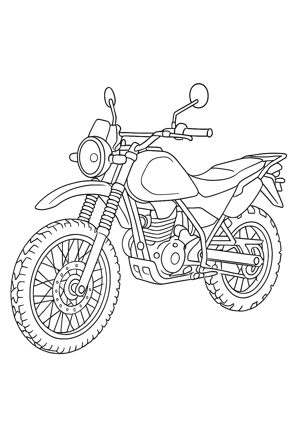 Motorcycles Coloring Pages – 020