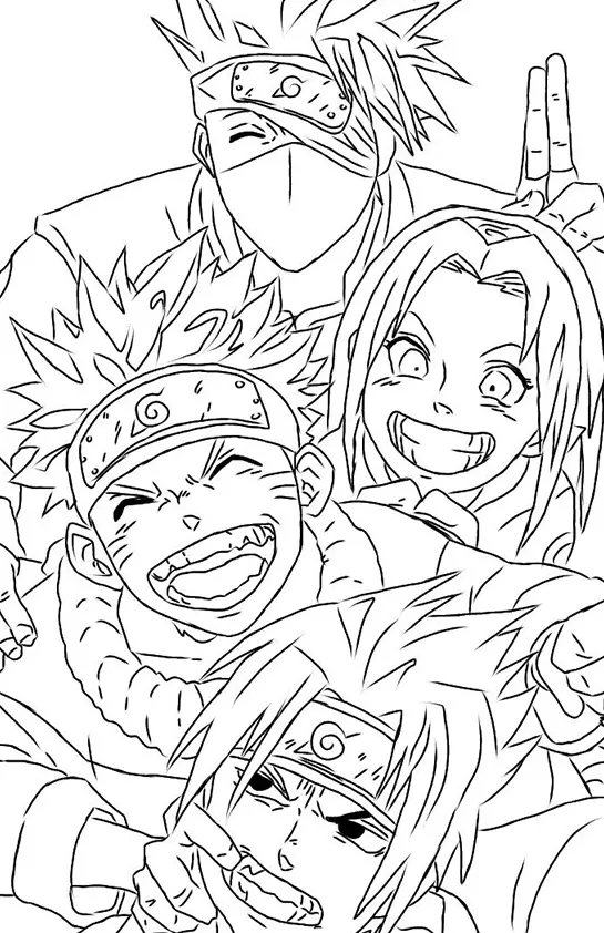 Naruto Coloring Pages – 019