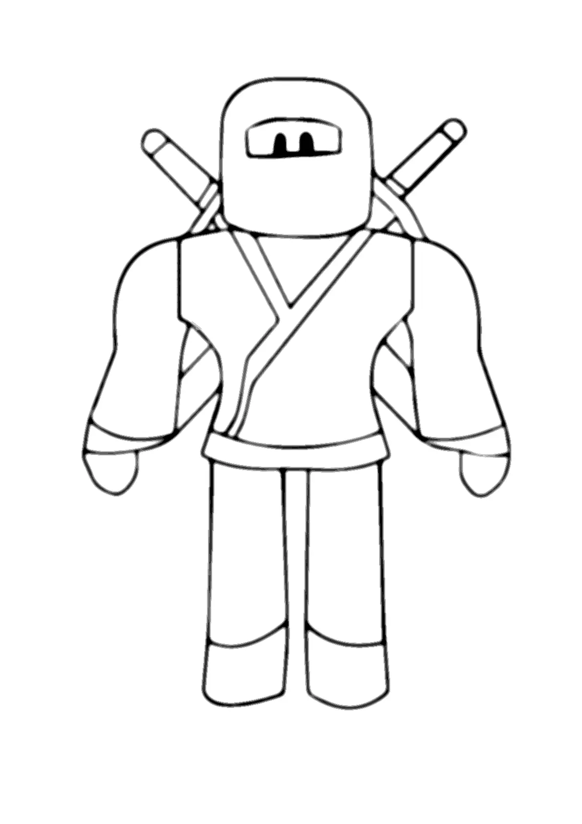 Ninja Coloring Pages – 007