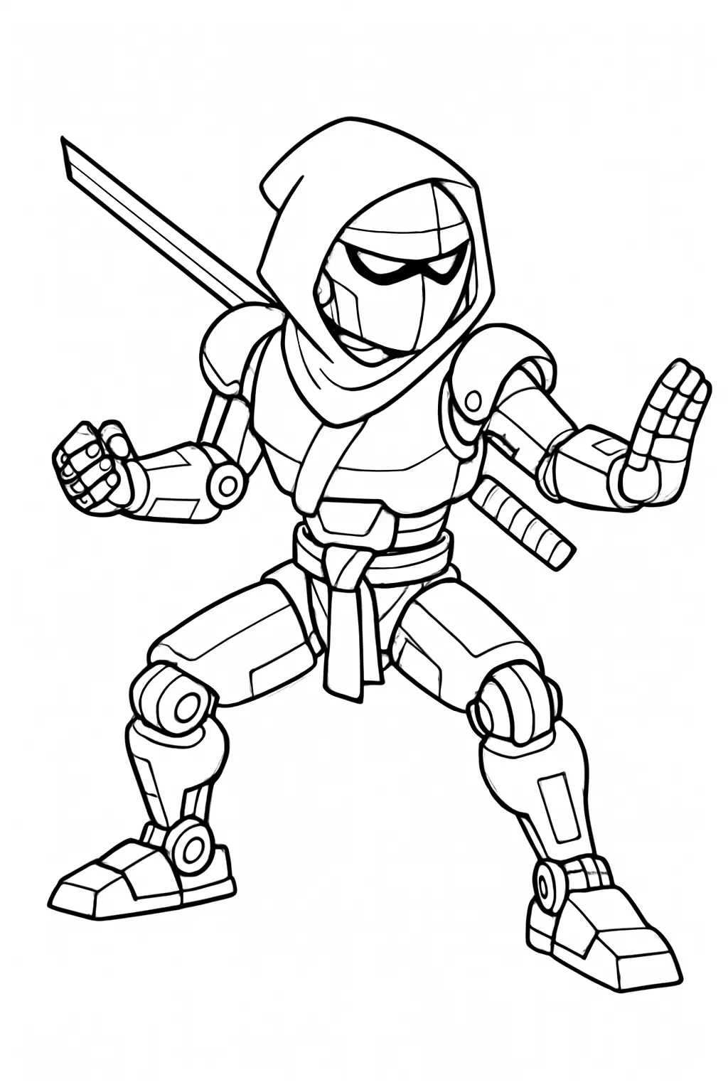 Ninja Coloring Pages – 016