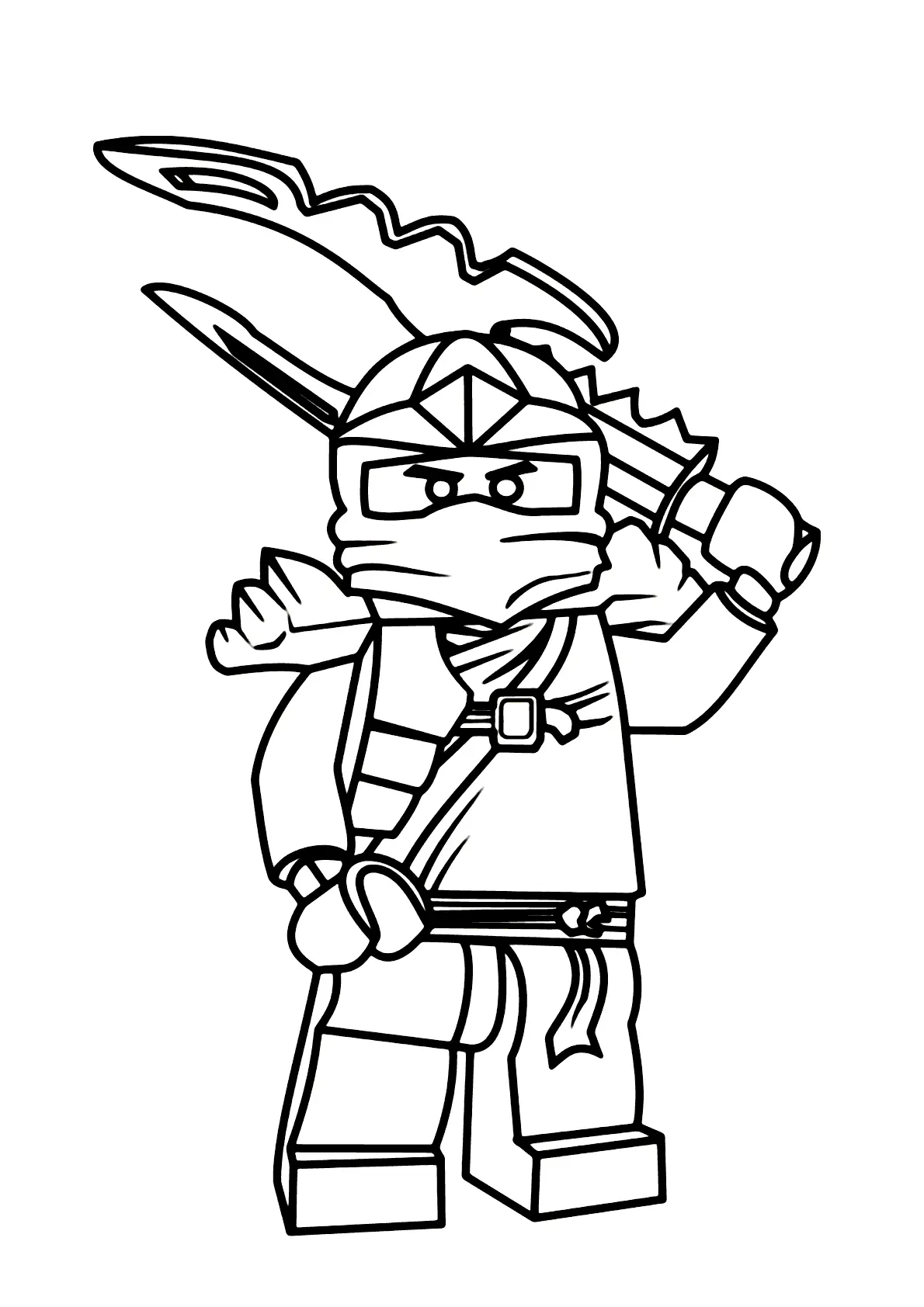 Ninja Coloring Pages – 019