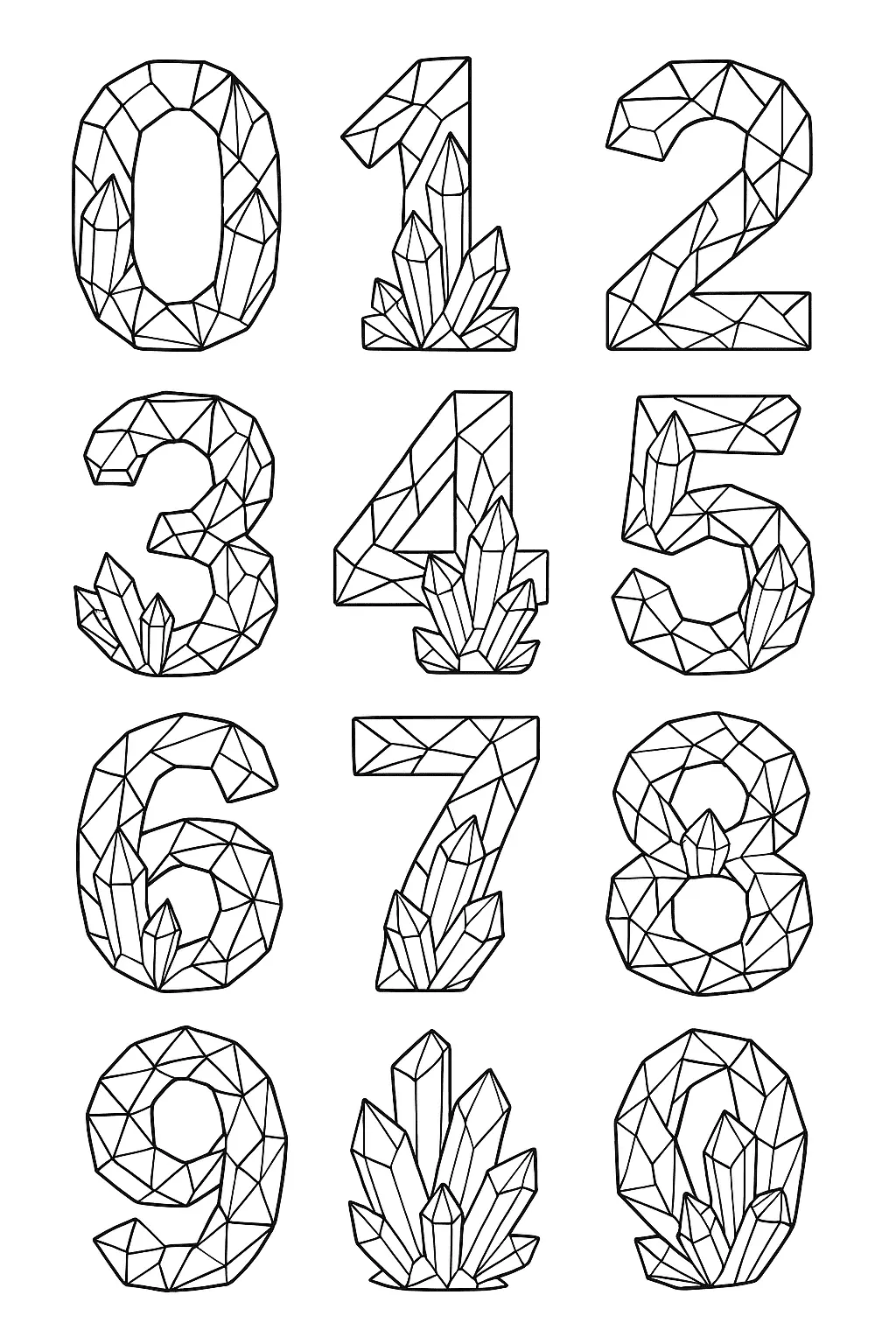 Numbers Coloring Pages – 021
