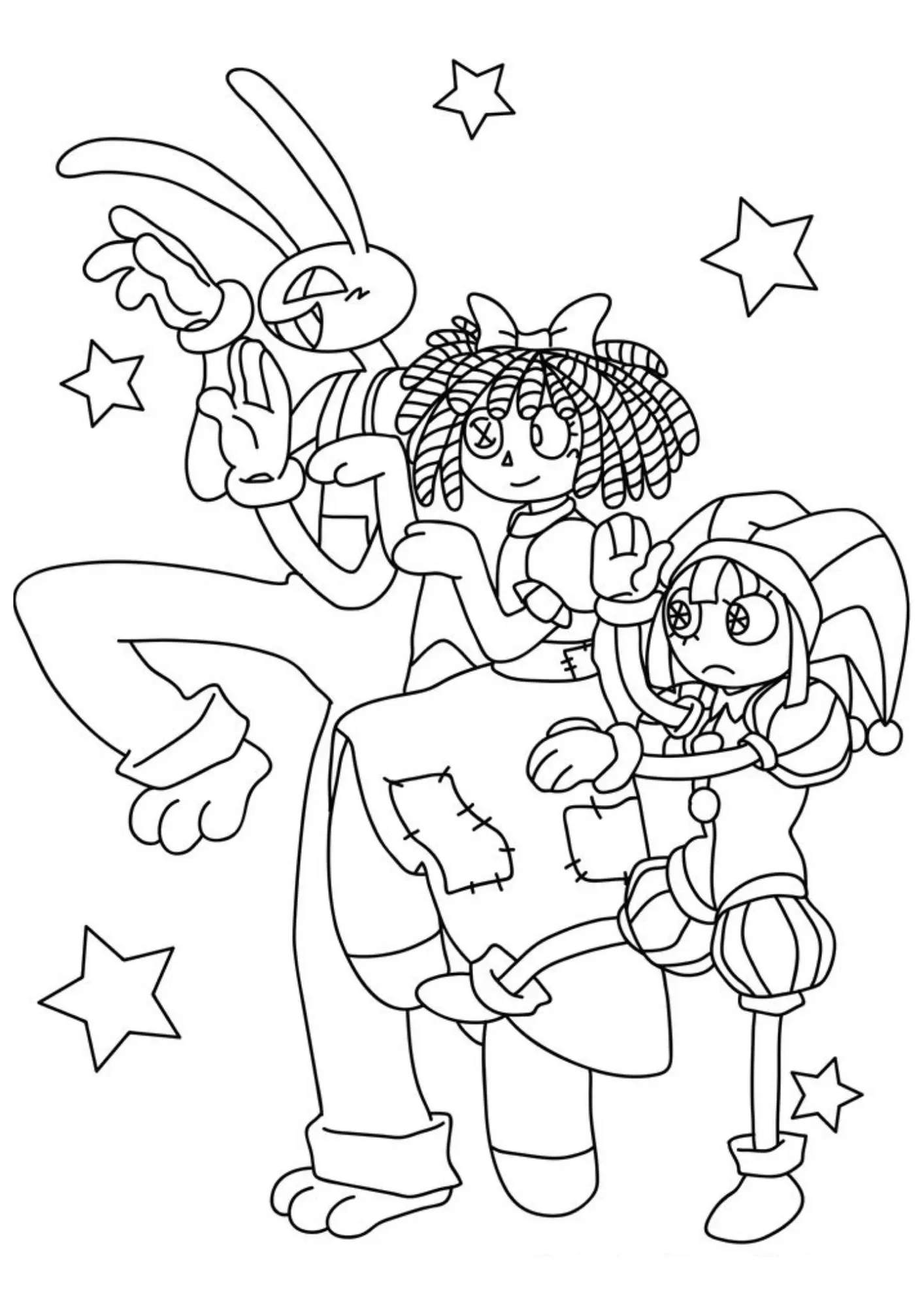 O Incrivel Circus Digital Coloring Pages – 011