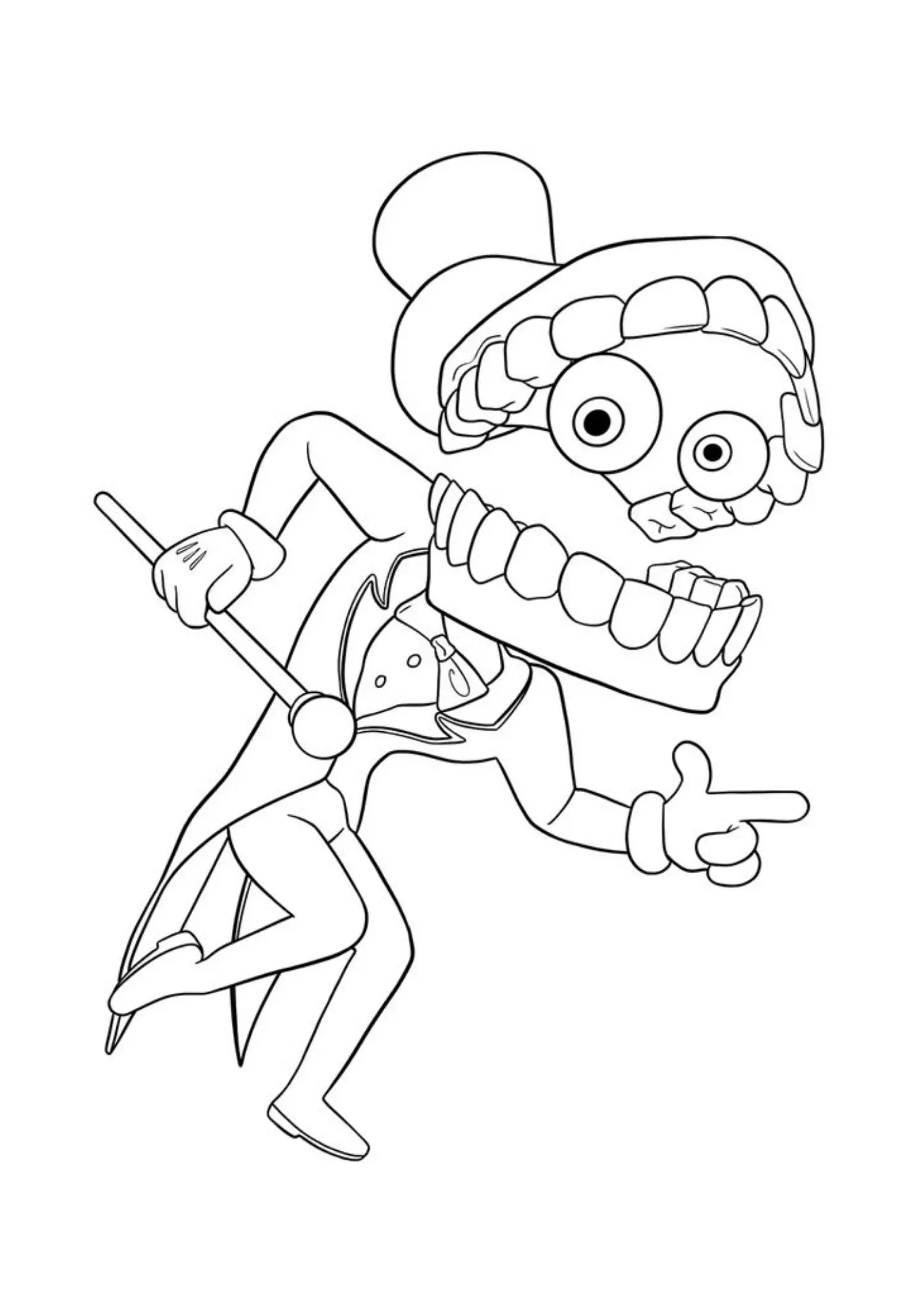 O Incrivel Circus Digital Coloring Pages – 033