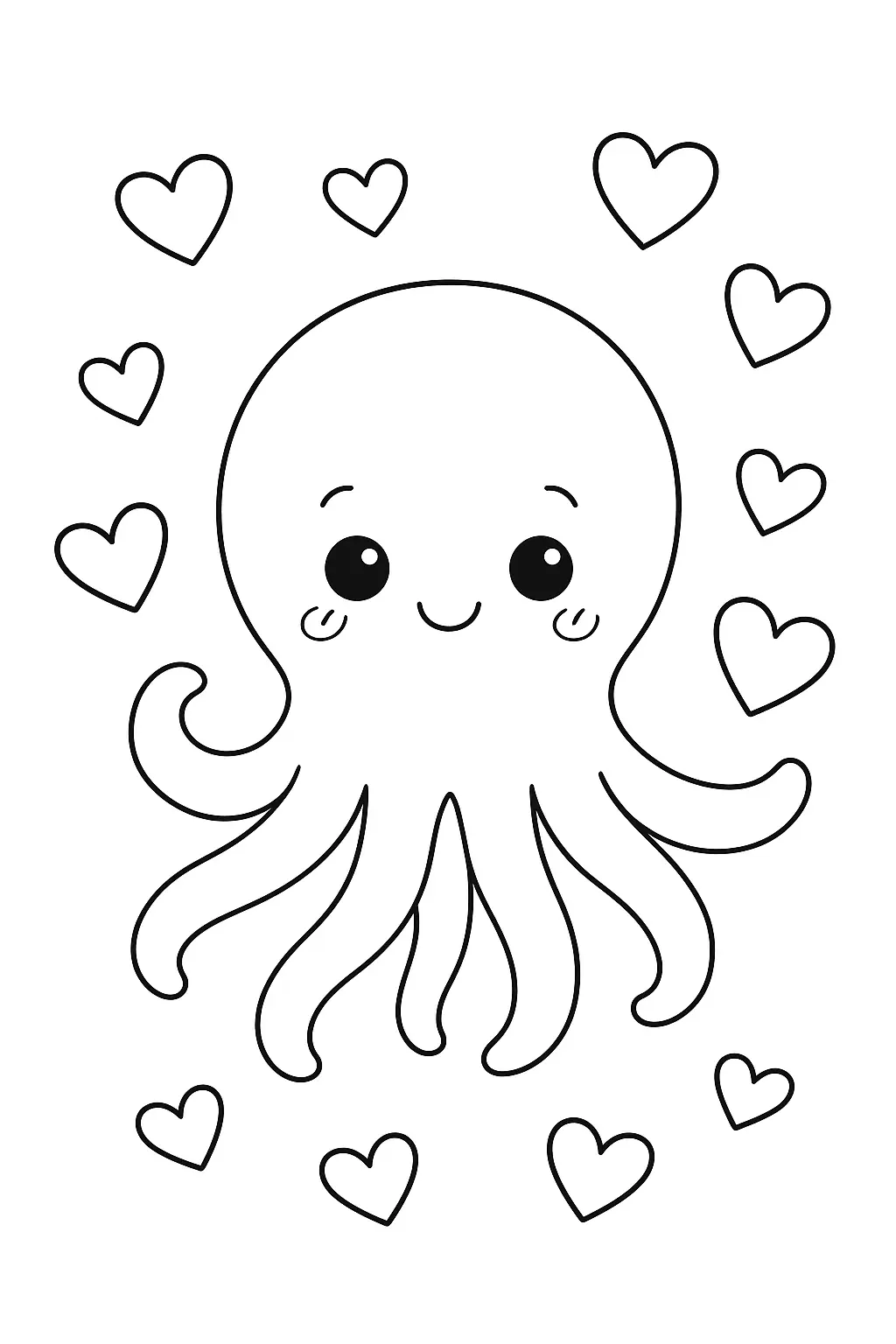 Octopus Coloring Pages – 007