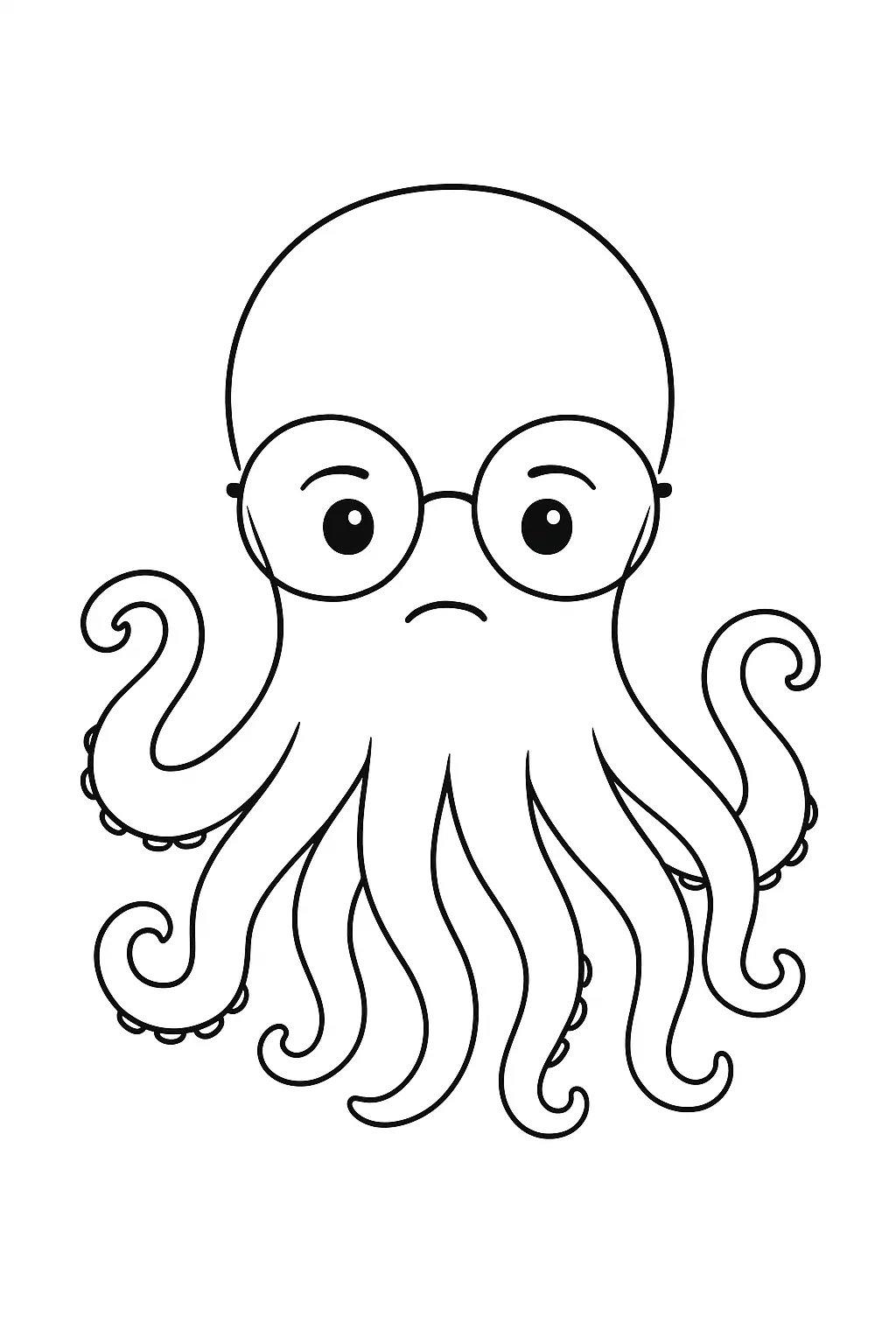 Octopus Coloring Pages – 008