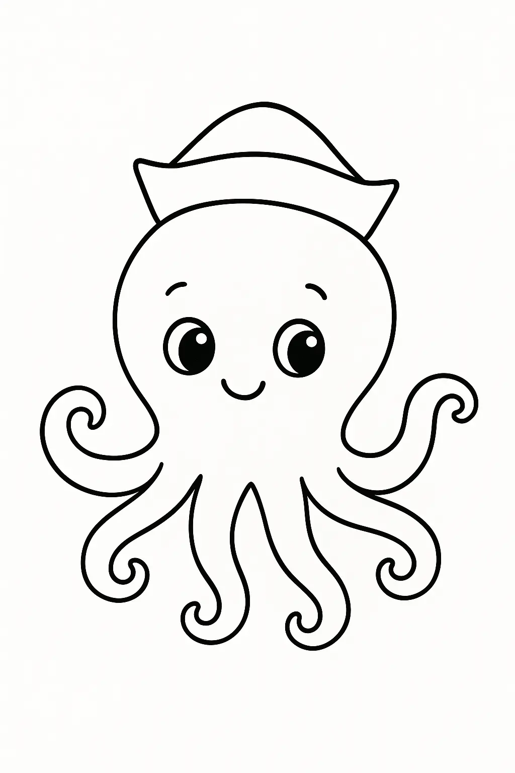 Octopus Coloring Pages – 019