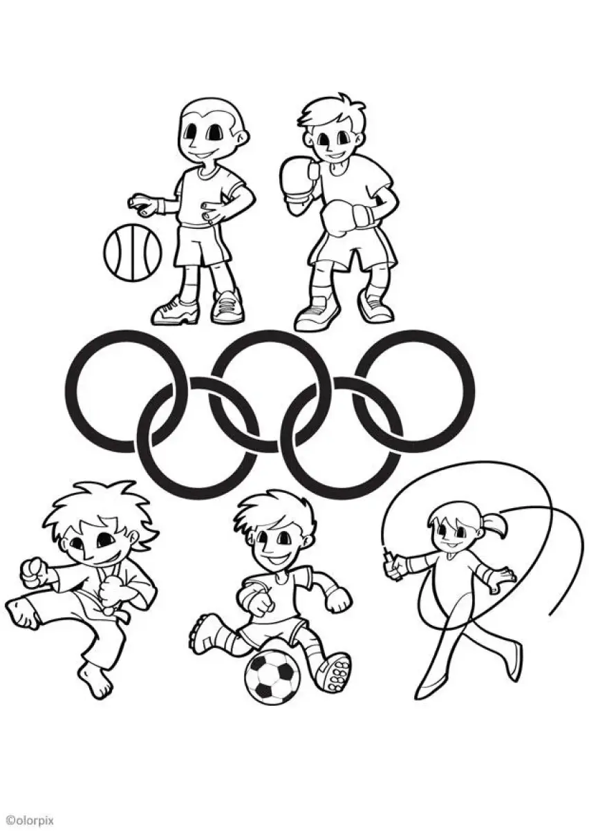 Olympics Coloring Pages – 007