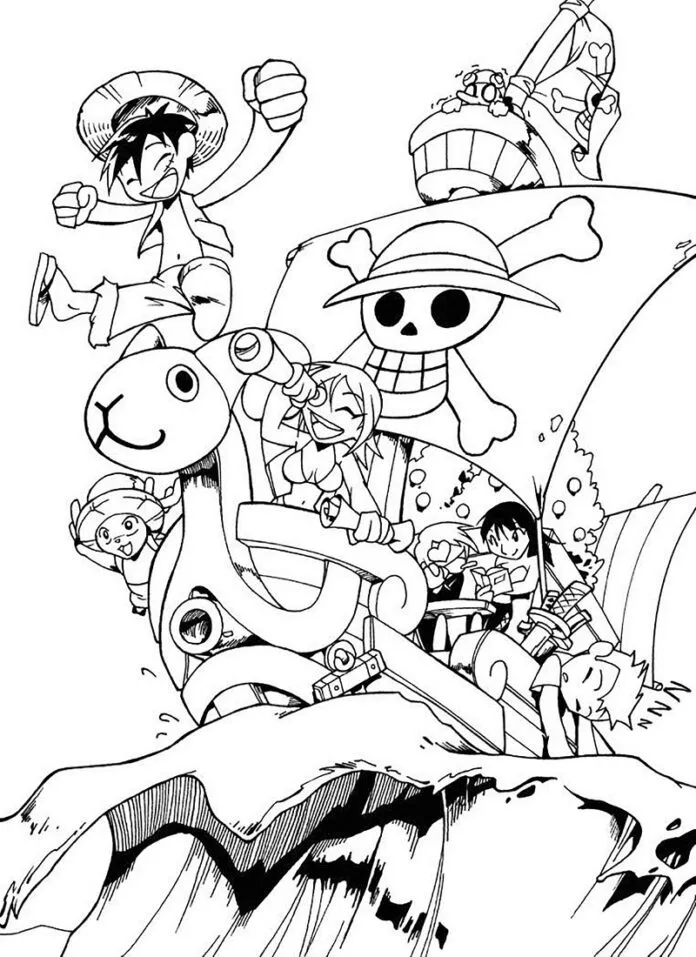 One Piece Coloring Pages – 020