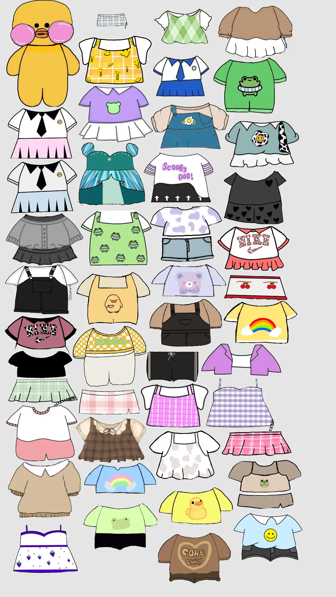 Paper Duck Coloring Pages – 027