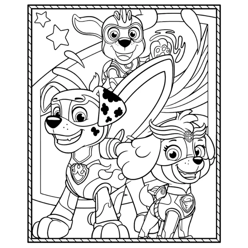 Paw Patrol Coloring Pages – 017