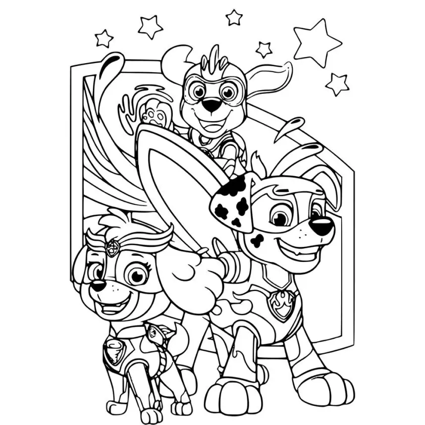 Paw Patrol Coloring Pages – 024
