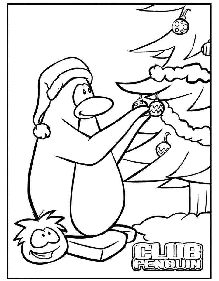 Penguins Coloring Pages – 004
