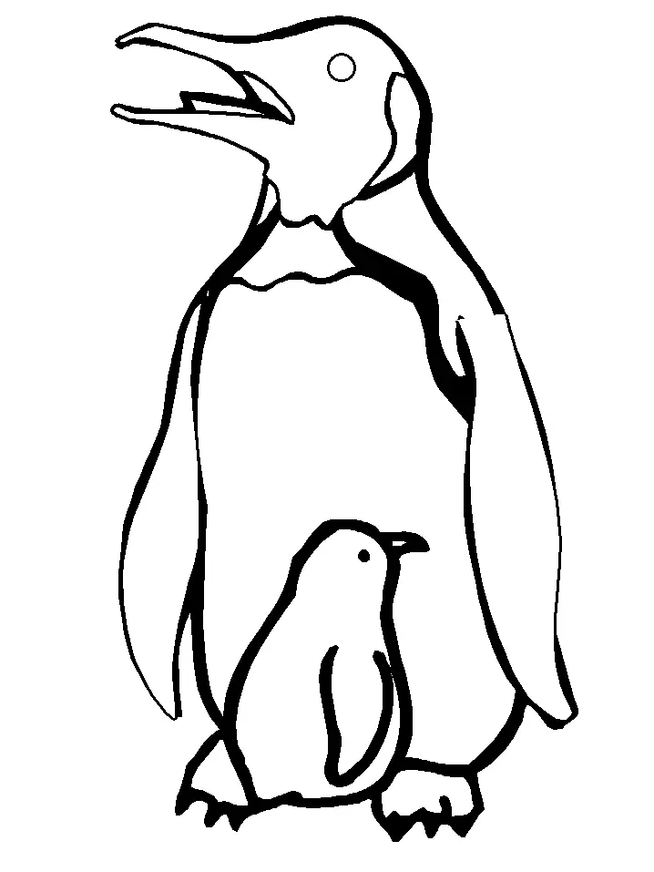 Penguins Coloring Pages – 013