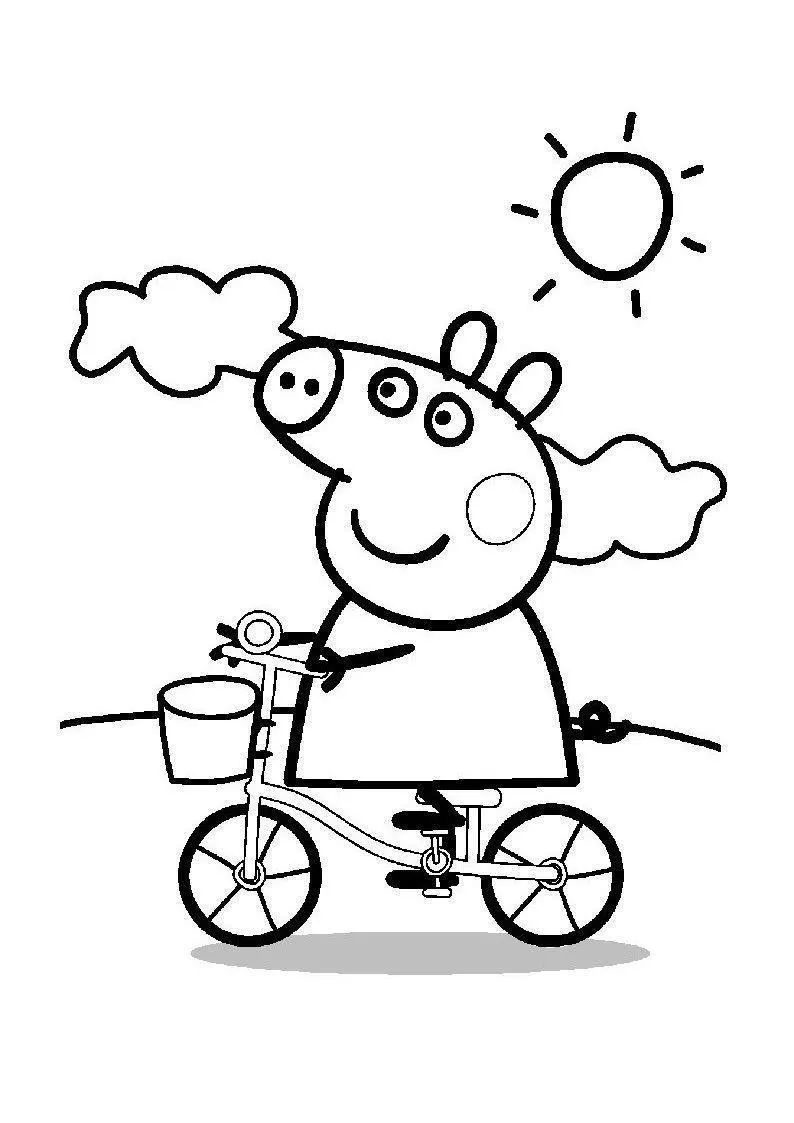 Peppa Pig Coloring Pages – 014