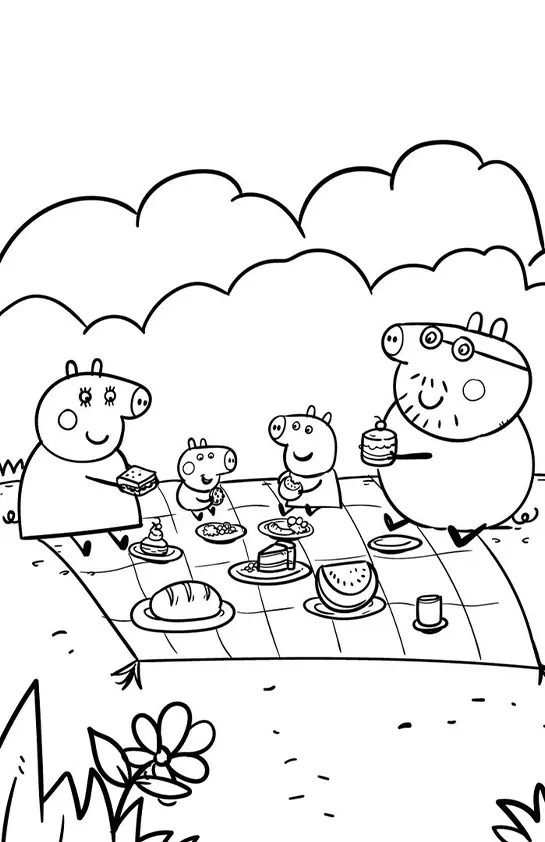 Peppa Pig Coloring Pages – 021
