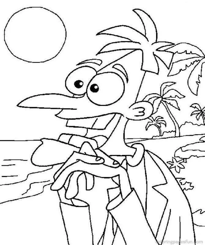 Phineas And Ferb Coloring Pages – 012