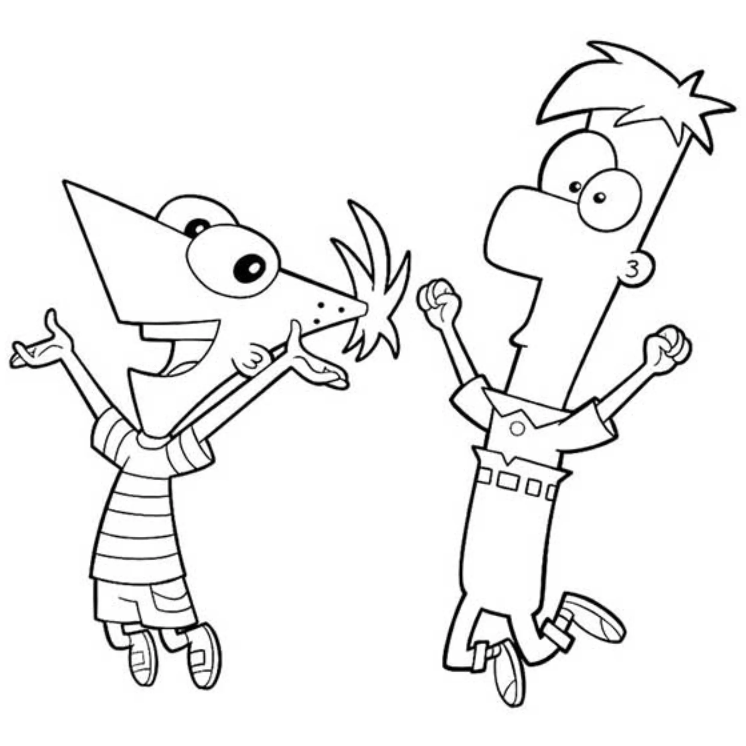 Phineas And Ferb Coloring Pages – 022