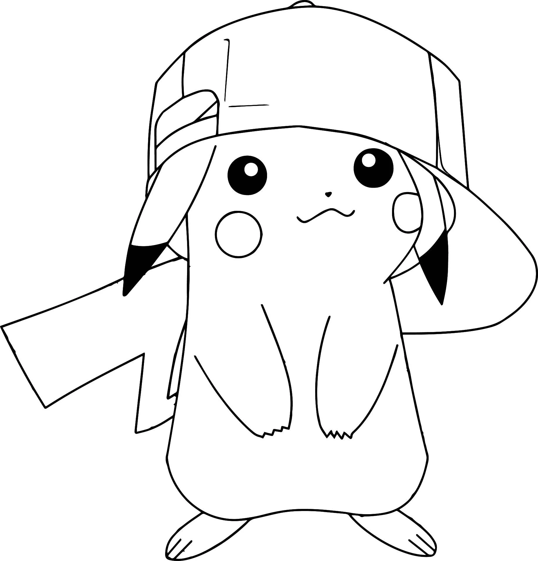 Pikachu Coloring Pages – 007