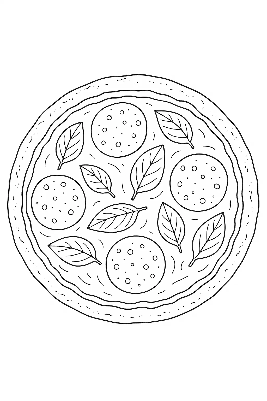 Pizza Coloring Pages – 005