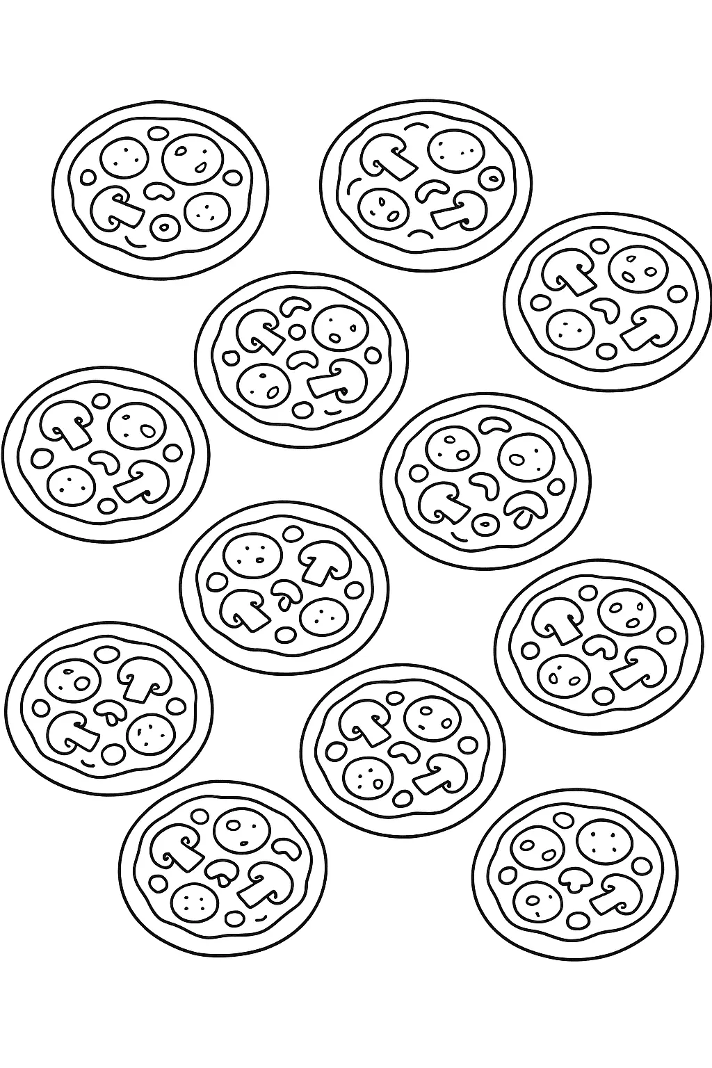 Pizza Coloring Pages – 018