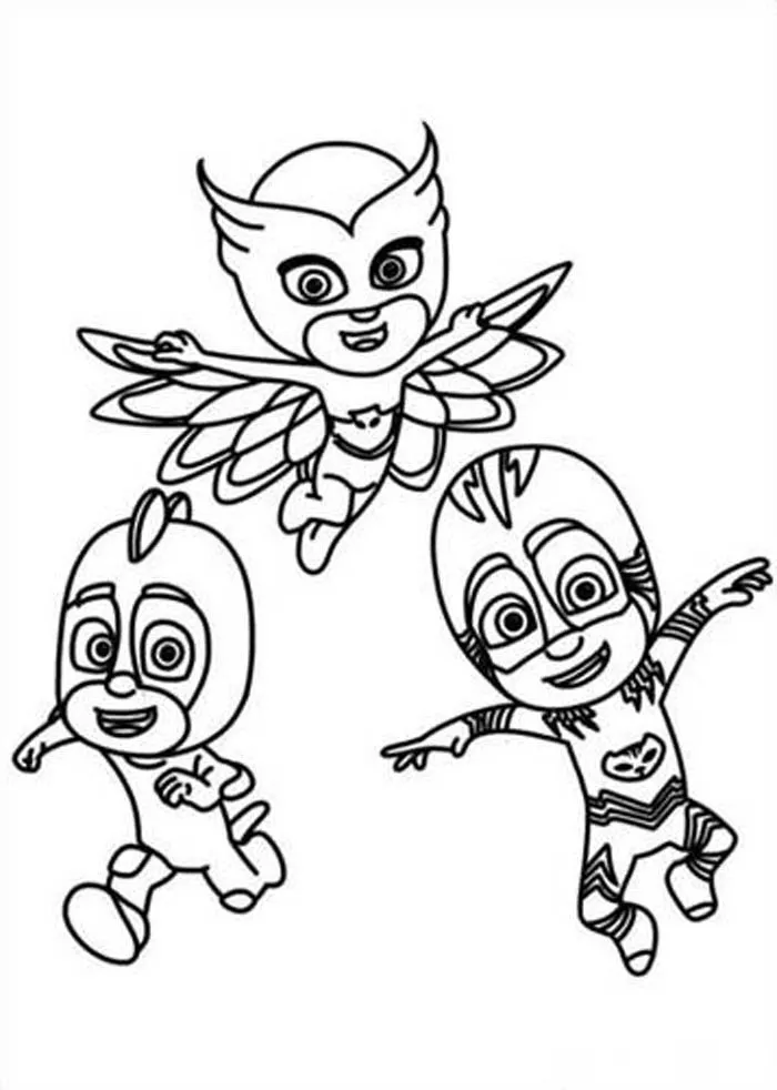 Pj Masks Coloring Pages – 003