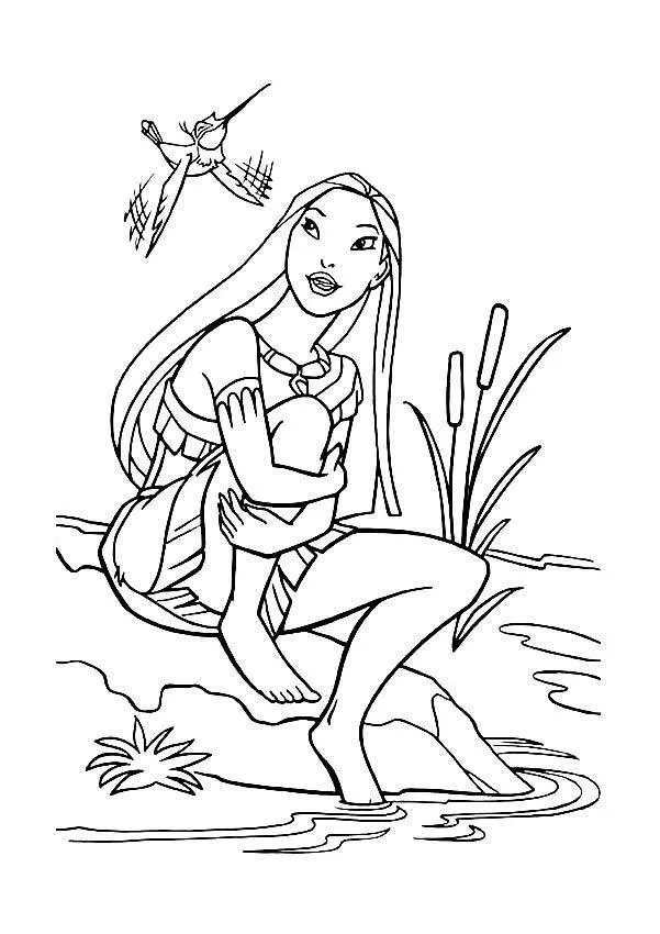 Pocahontas Coloring Pages – 002