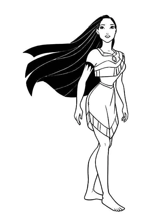 Pocahontas Coloring Pages – 006