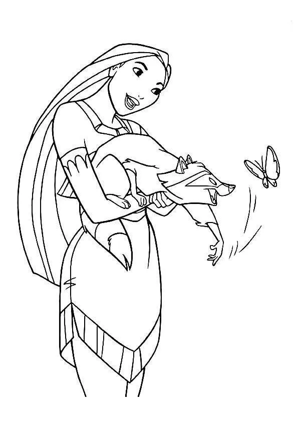 Pocahontas Coloring Pages – 007