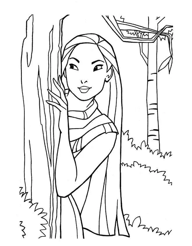 Pocahontas Coloring Pages – 012