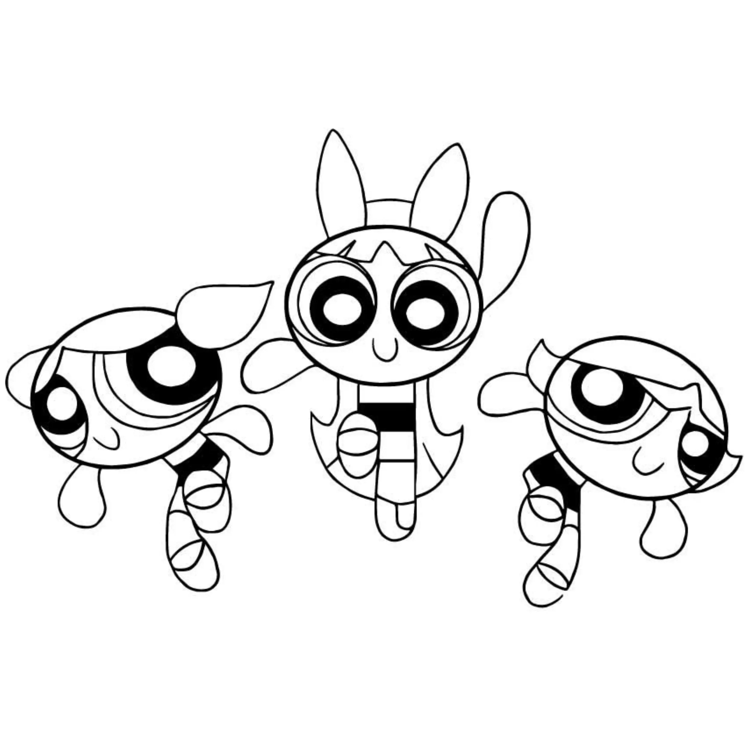 Powerpuff Girls Coloring Pages – 013