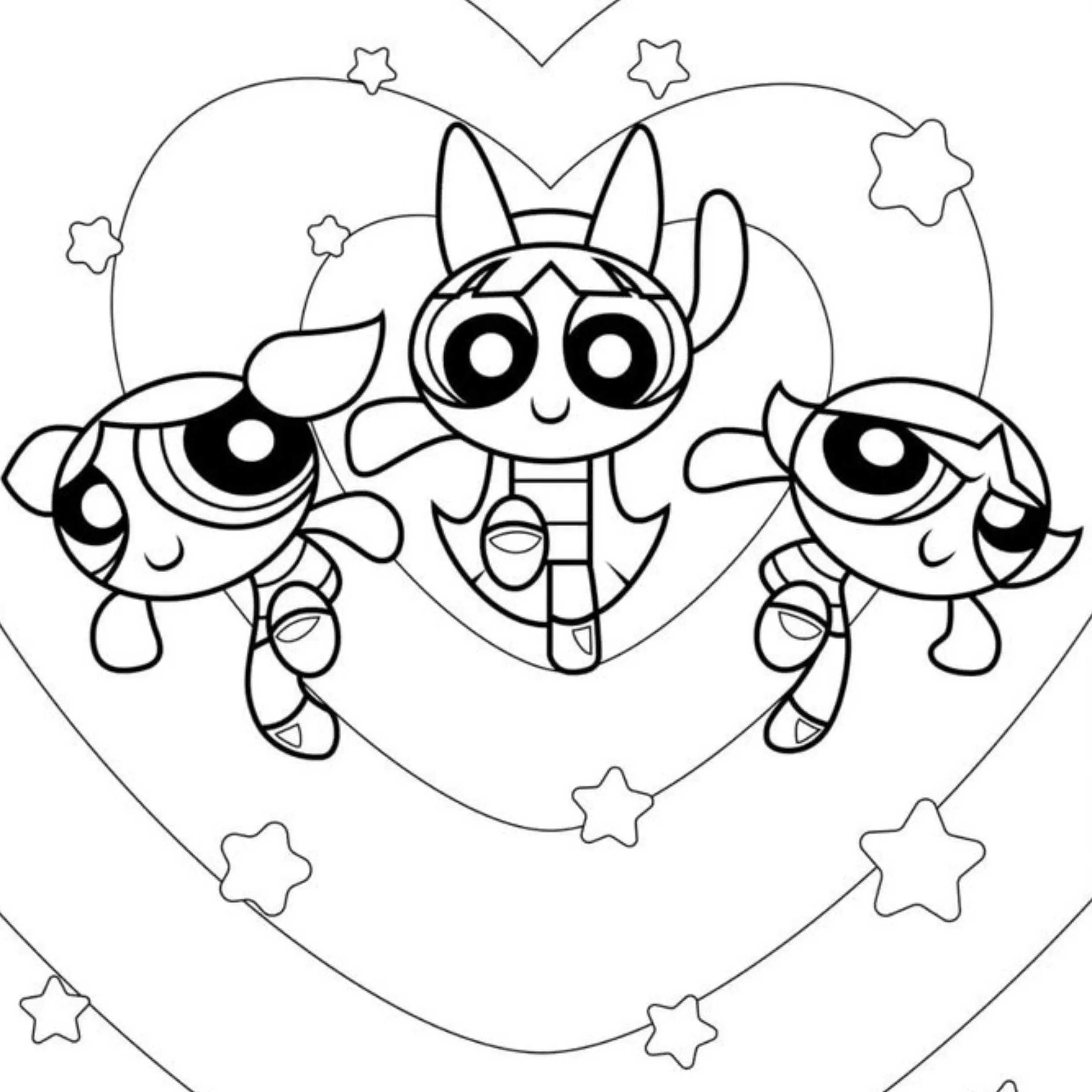 Powerpuff Girls Coloring Pages – 028