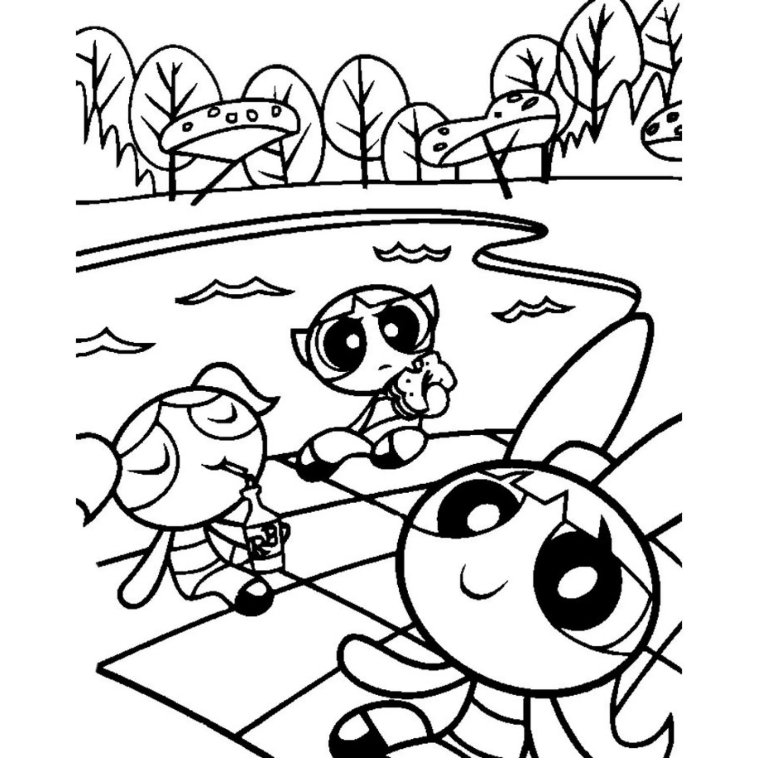 Powerpuff Girls Coloring Pages – 029