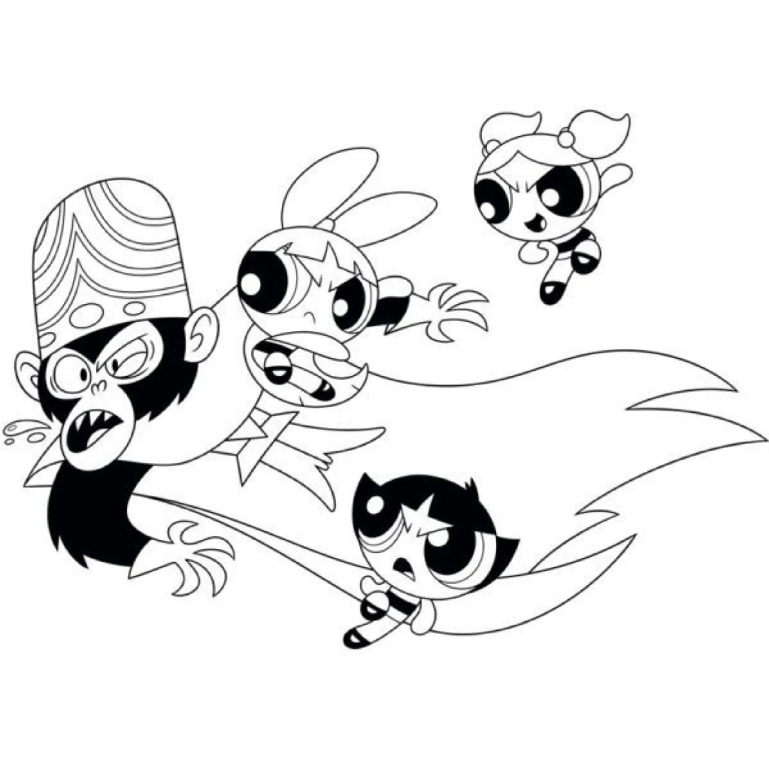 Powerpuff Girls Coloring Pages – 037