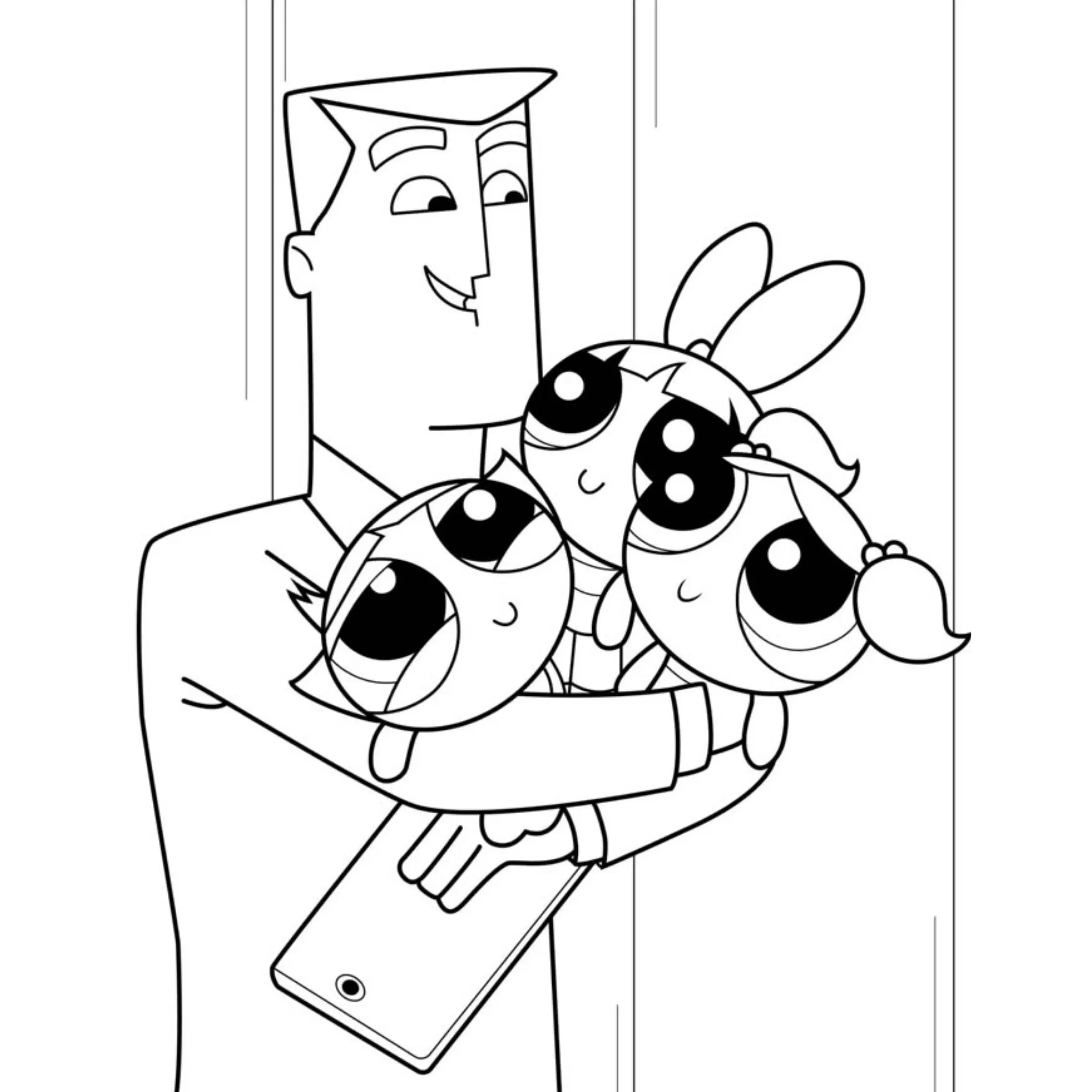 Powerpuff Girls Coloring Pages – 043