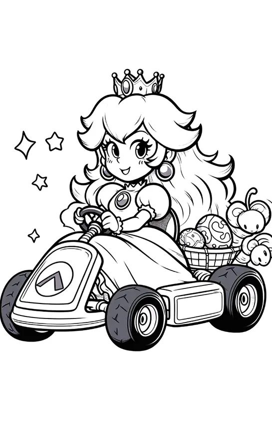 Princess Peach Coloring Pages – 011