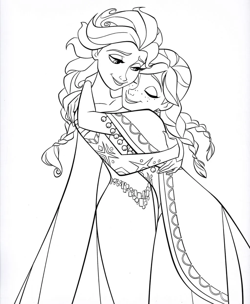 Princesses Coloring Pages – 003