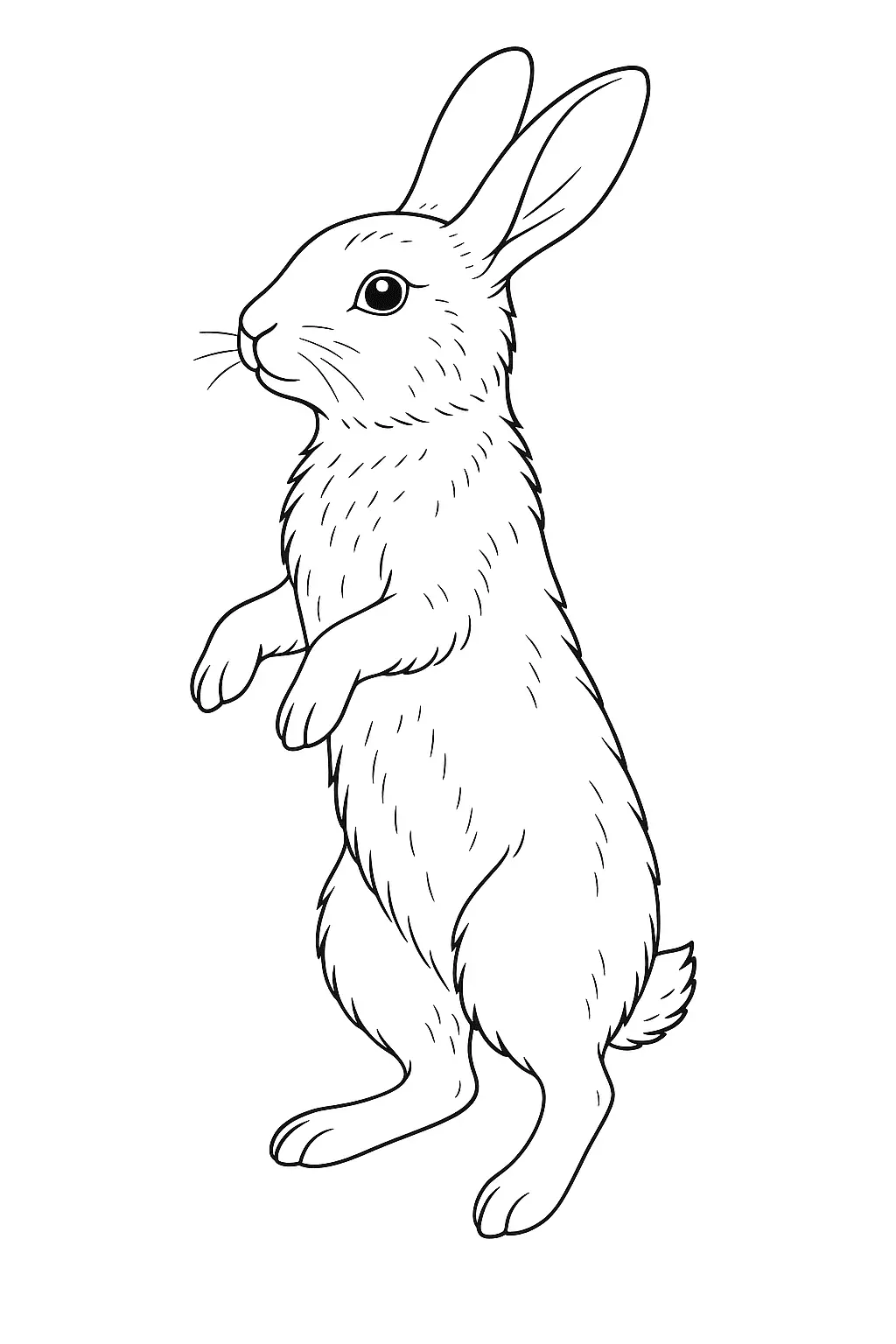 Rabbits Coloring Pages – 039