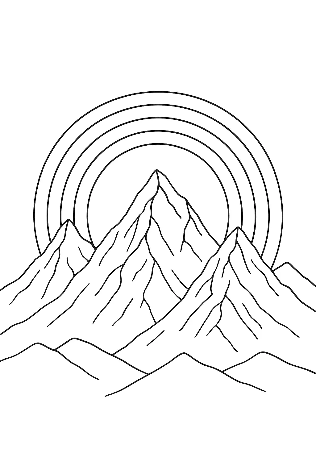 Rainbow Coloring Pages – 031