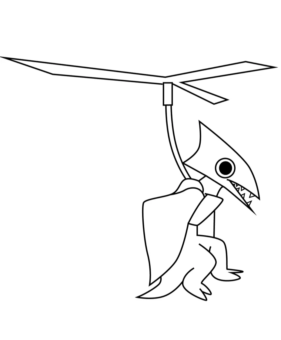 Rainbow Friends Coloring Pages – 004