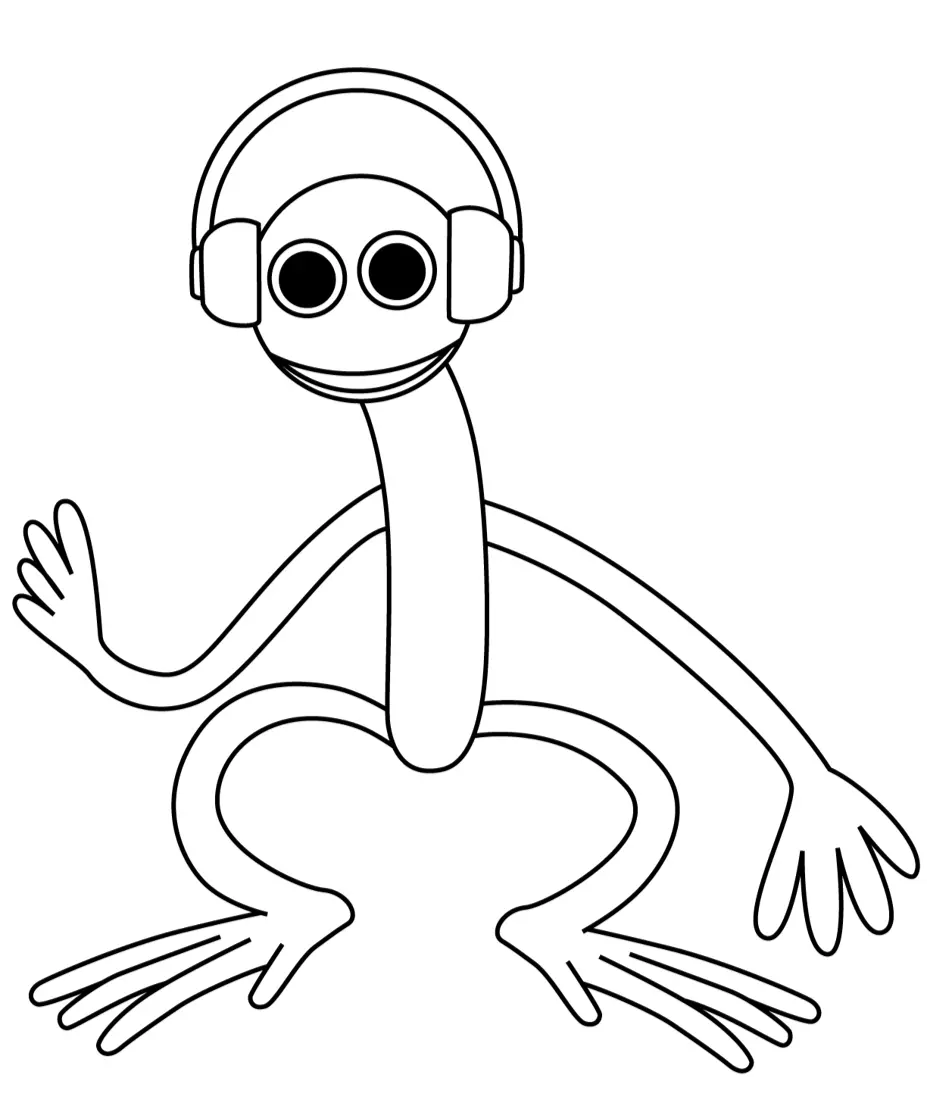 Rainbow Friends Coloring Pages – 007