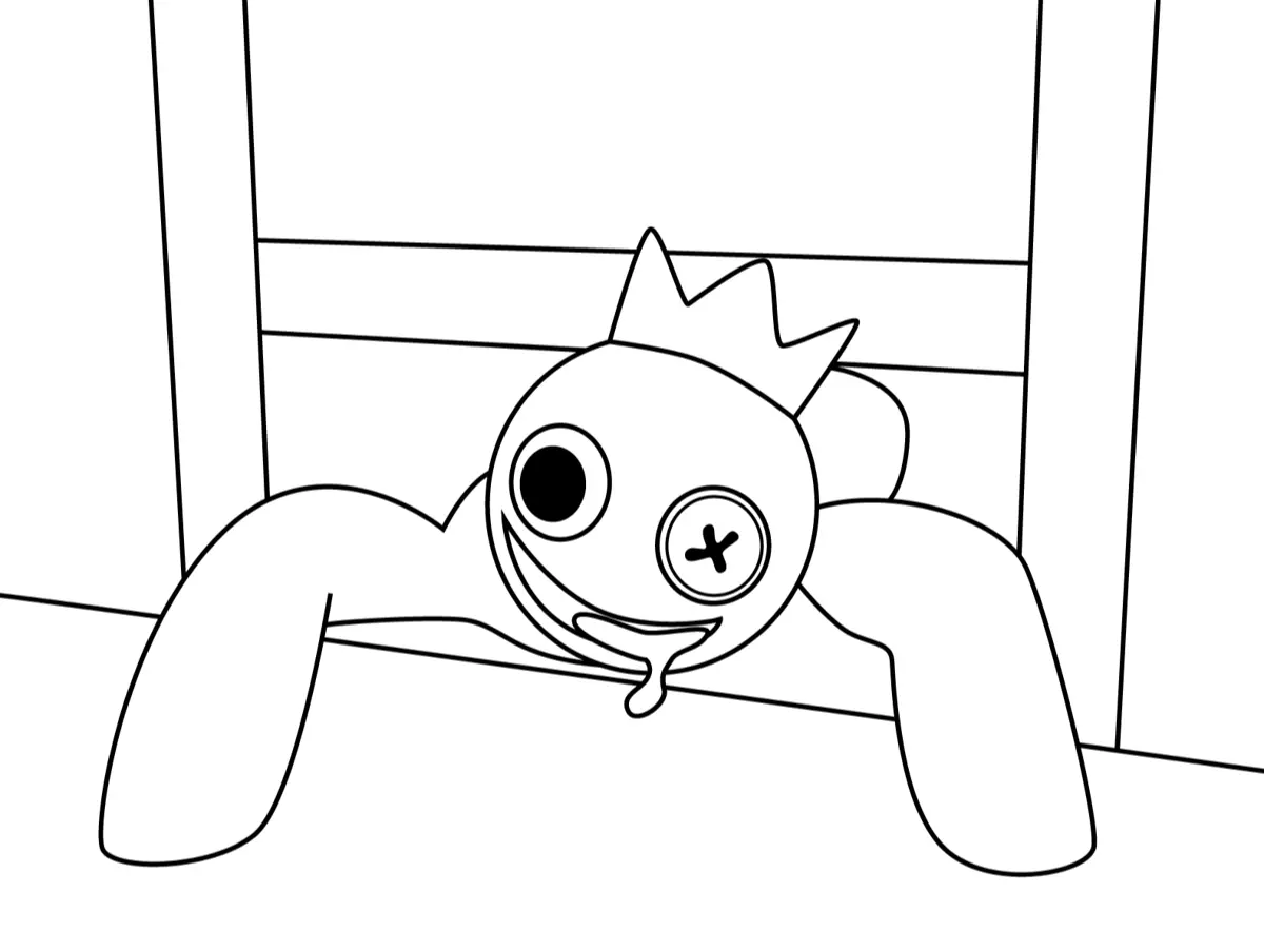 Rainbow Friends Coloring Pages – 014