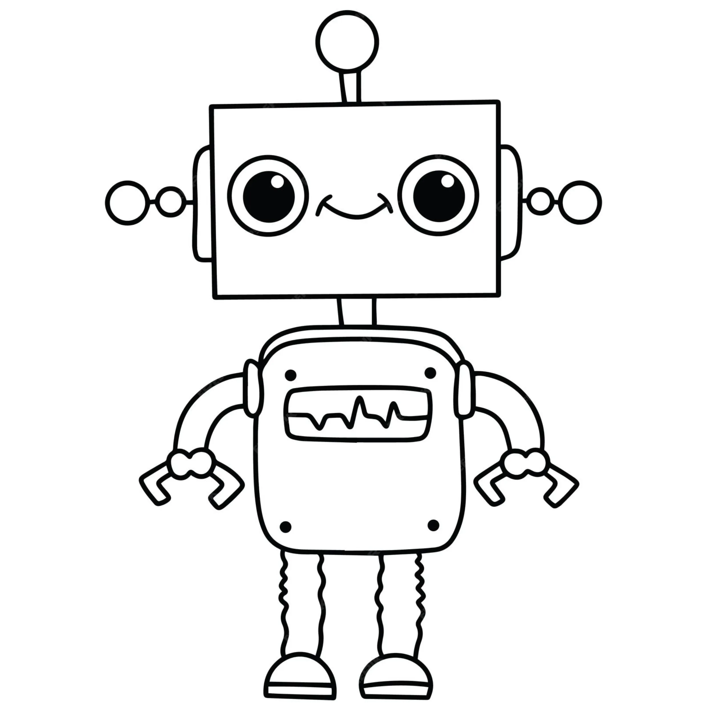 Robots Coloring Pages – 014