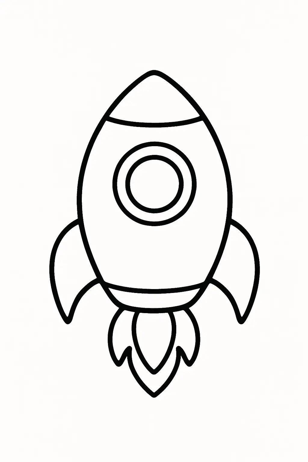 Rocket Coloring Pages – 009