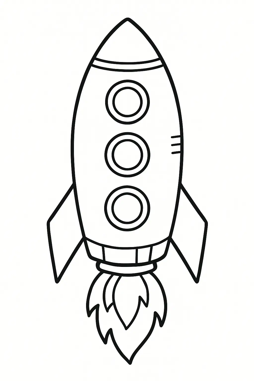 Rocket Coloring Pages – 016