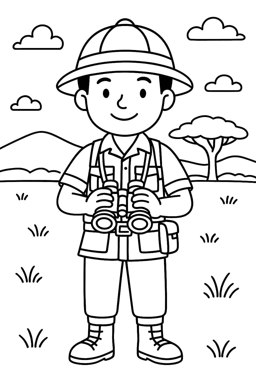 Safari Coloring Pages – 022