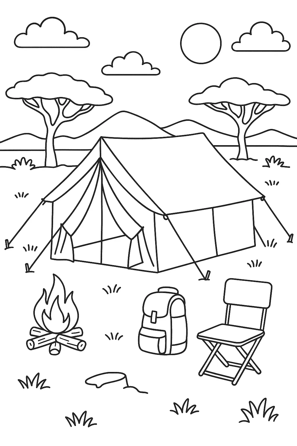 Safari Coloring Pages – 025