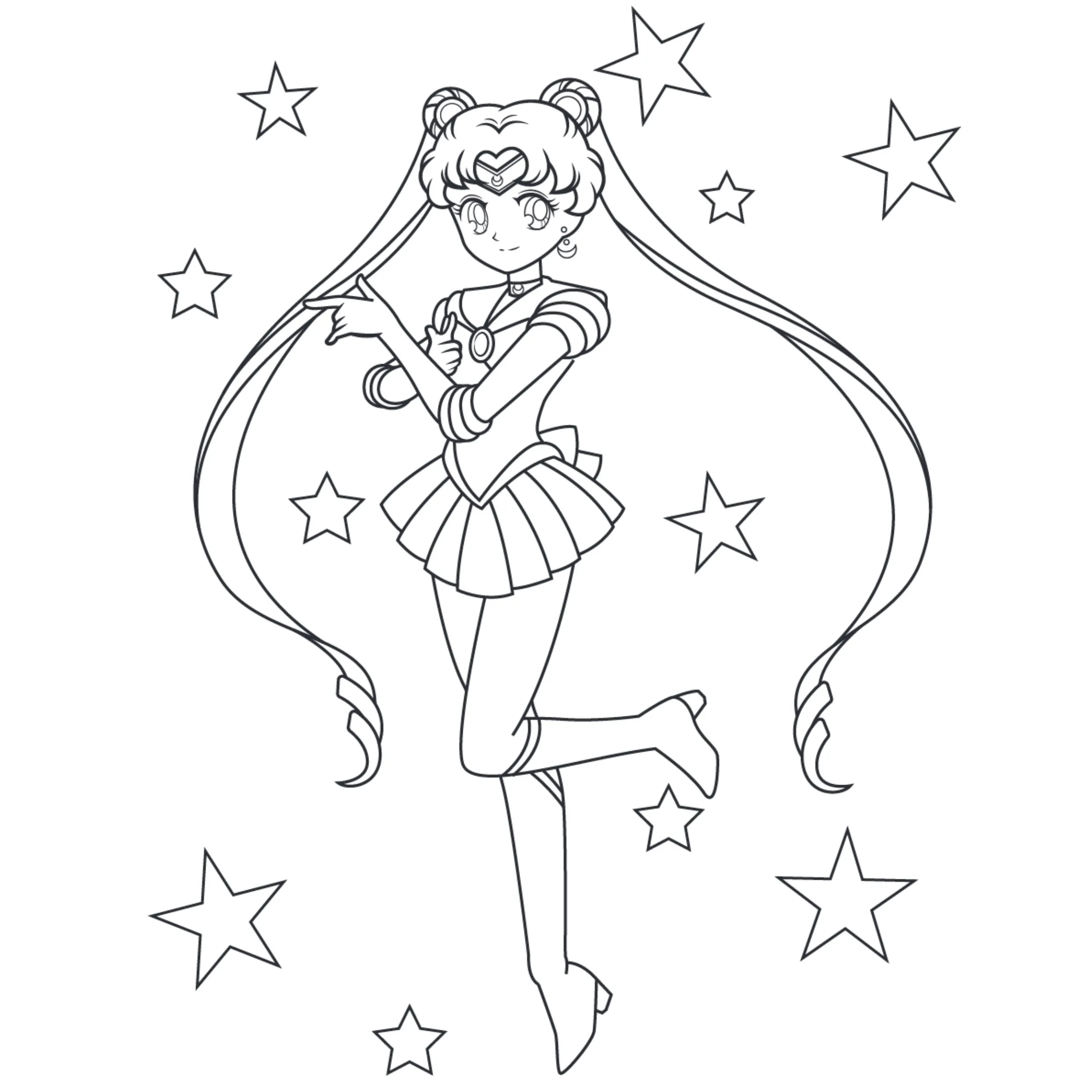 Sailor Moon Coloring Pages – 023