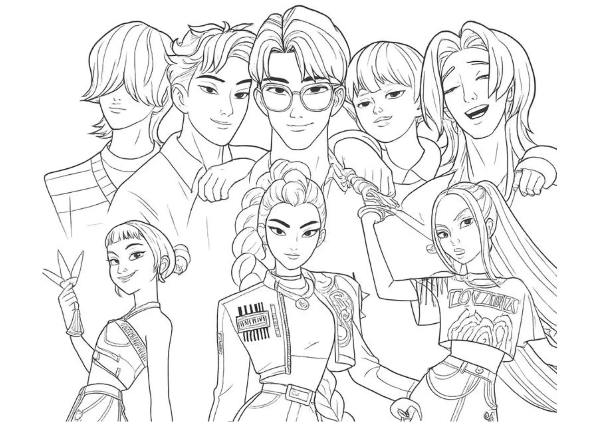 Saja Boys Coloring Pages – 011