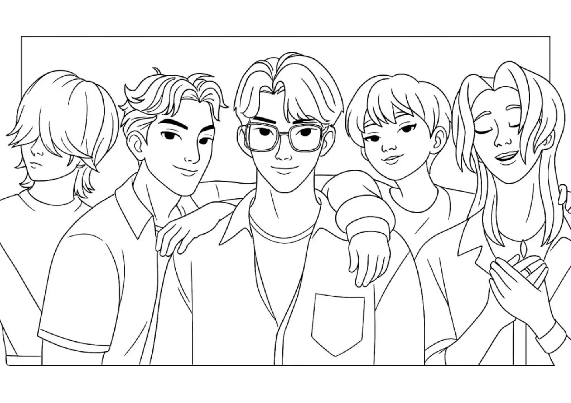 Saja Boys Coloring Pages – 015